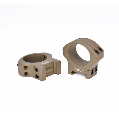 Warne HyperLite Picatinny-Style Scope Rings 30mm, Medium, Dark Earth #8514DE
