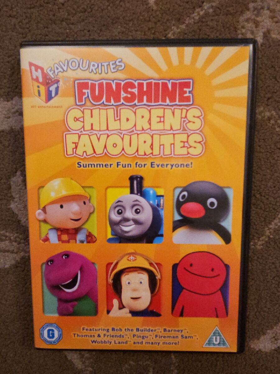 FUNSHINE CHILDREN'S FAVOURITES DVD KIPPER THOMAS PINGU RUBBA FUNSHINE CHILDREN'S FAVOURITES DVD KIPPER THOMAS PINGU RUBBA