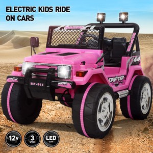 pink 12v jeep