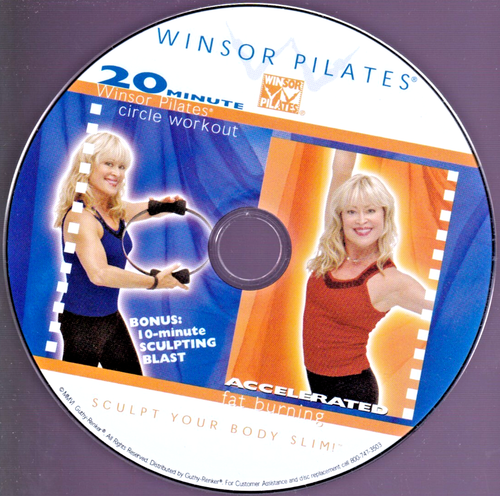 WINSOR PILATES "CIRCLE WORKOUT & ACCELERATED FAT BURNING" ~ **WORKOUT DVD** #42 - Foto 2 di 3