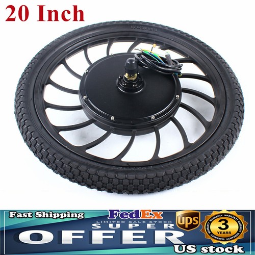 Kit de conversión de motor de bicicleta eléctrica de rueda delantera de motor de buje de 20 pulgadas 48 V - Imagen 10 de 11