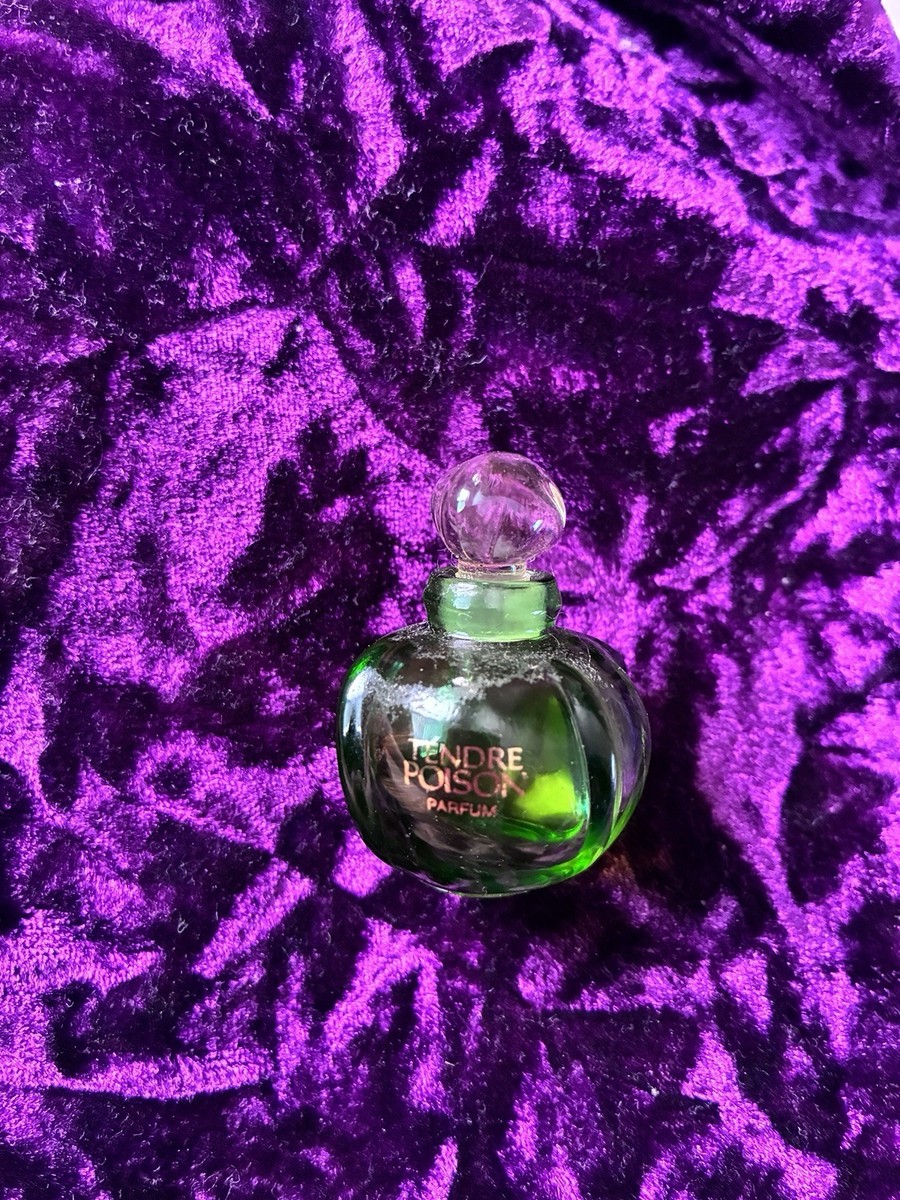 💚MINIATURE Vintage ORIGINAL TENDRE POISON Dior PURE PARFUM 5ml