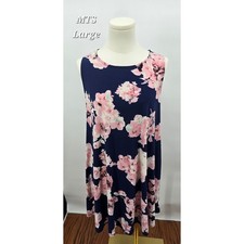 MTS Super Soft Summer Floral Shift Dress