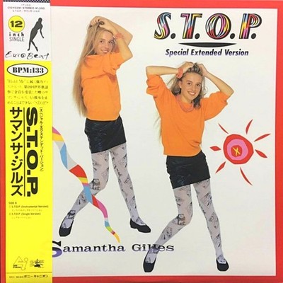 Samantha Gilles - S.T.O.P. (12'', Single) (Near Mint (NM or M-))