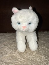 Aurora World Plush Mini Flopsie White Cat EUC