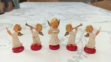 Standfiguren "5 Bakelitengel beim Musizieren" Alt Selten
