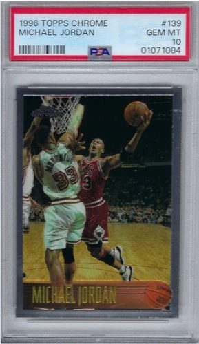 Jordan 1996 Topps Chrome Jordan #139