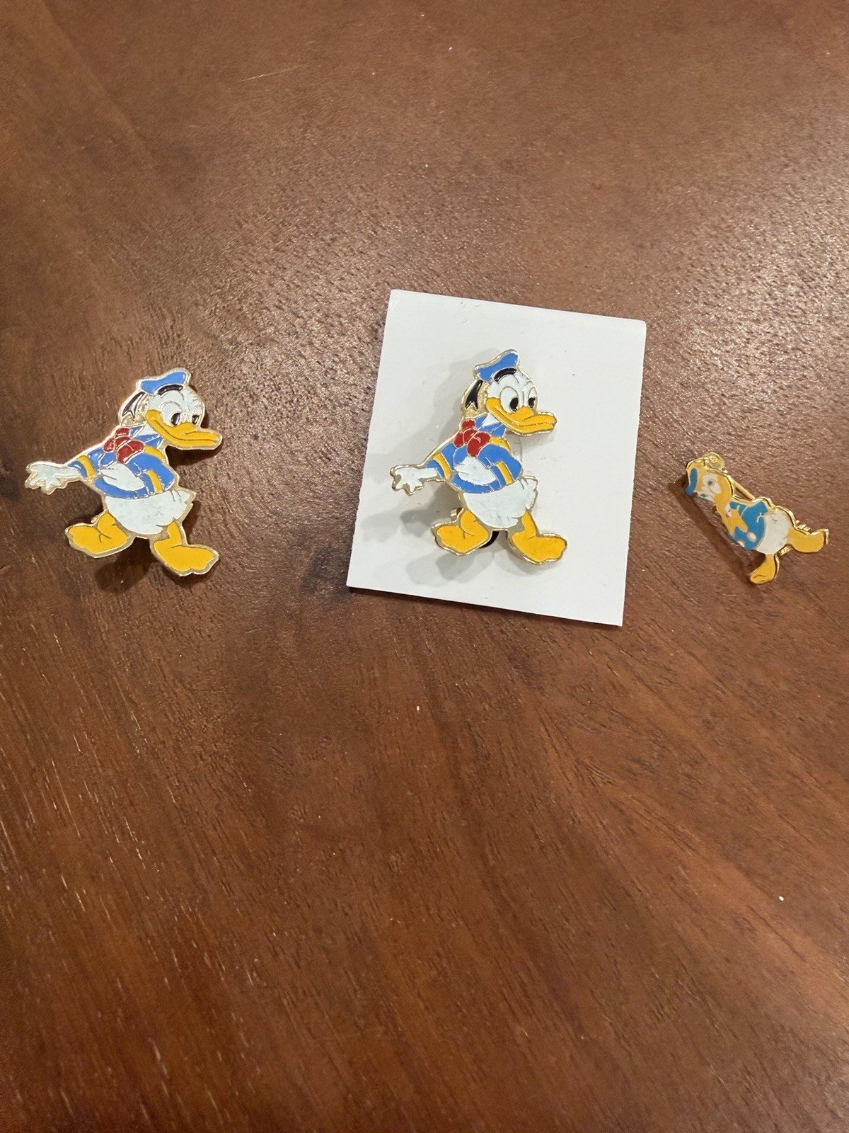 Set Of 3 Donald Duck Pins/Brooches