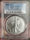 2026 (W) West Point $1 American Silver Eagle PCGS MS69 Blue Label 1oz Free S&H
