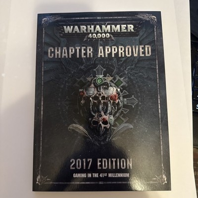Warhammer 40K 8. Kapitel genehmigt ergänzendes Regelbuch 2017 Edit Spiele ex cond