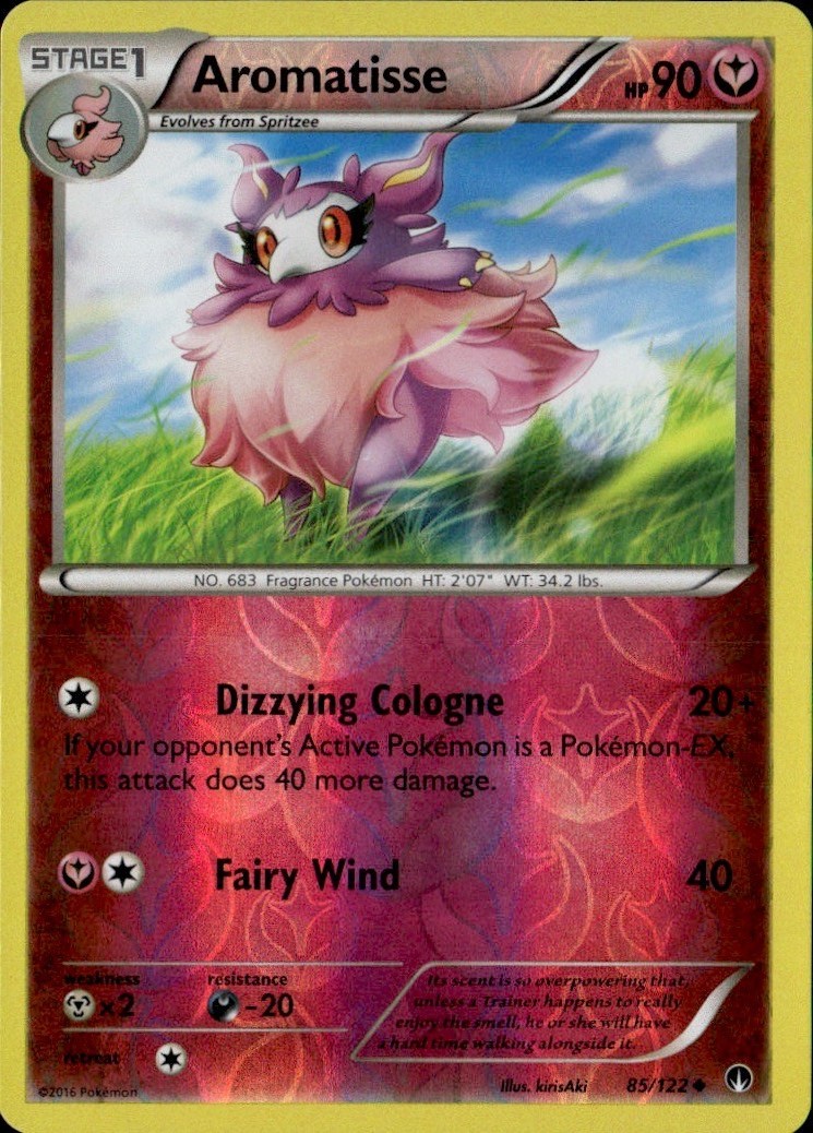 Aromatisse Reverse Holo Uncommon BKP XY - BREAKpoint 85/122 LP-NM