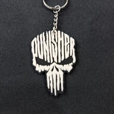 Punisher Marvel Logo Keychain 