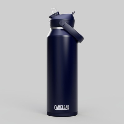 Camelbak Thrive Flip Straw VSS 1,2L Navy Isoliert Strohhalm Trink Flasche Wasser