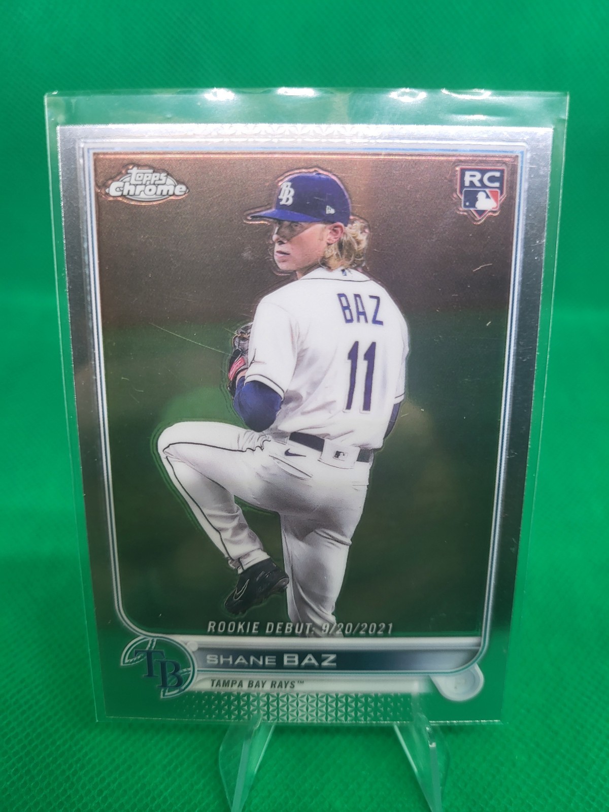 2022 Topps Chrome Update #USC175 SHANE BAZ Rookie RC Tampa Bay Rays !!!