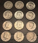 Lot of 12 Kennedy Half Dollars - 1776-1976 Bicentennial & Various Dates