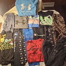 Boys Clothes Youth Mostly Size Large Brand Name Lot of 14 Tops,Pants,hoodie