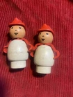 New Listing2 Vintage Little People  Firemen from Fisher-Price Engine #169 - Rare!