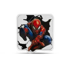 2025 $3 Niue Marvel Spider-Man 'Thwip' 2 oz Silver in GOP