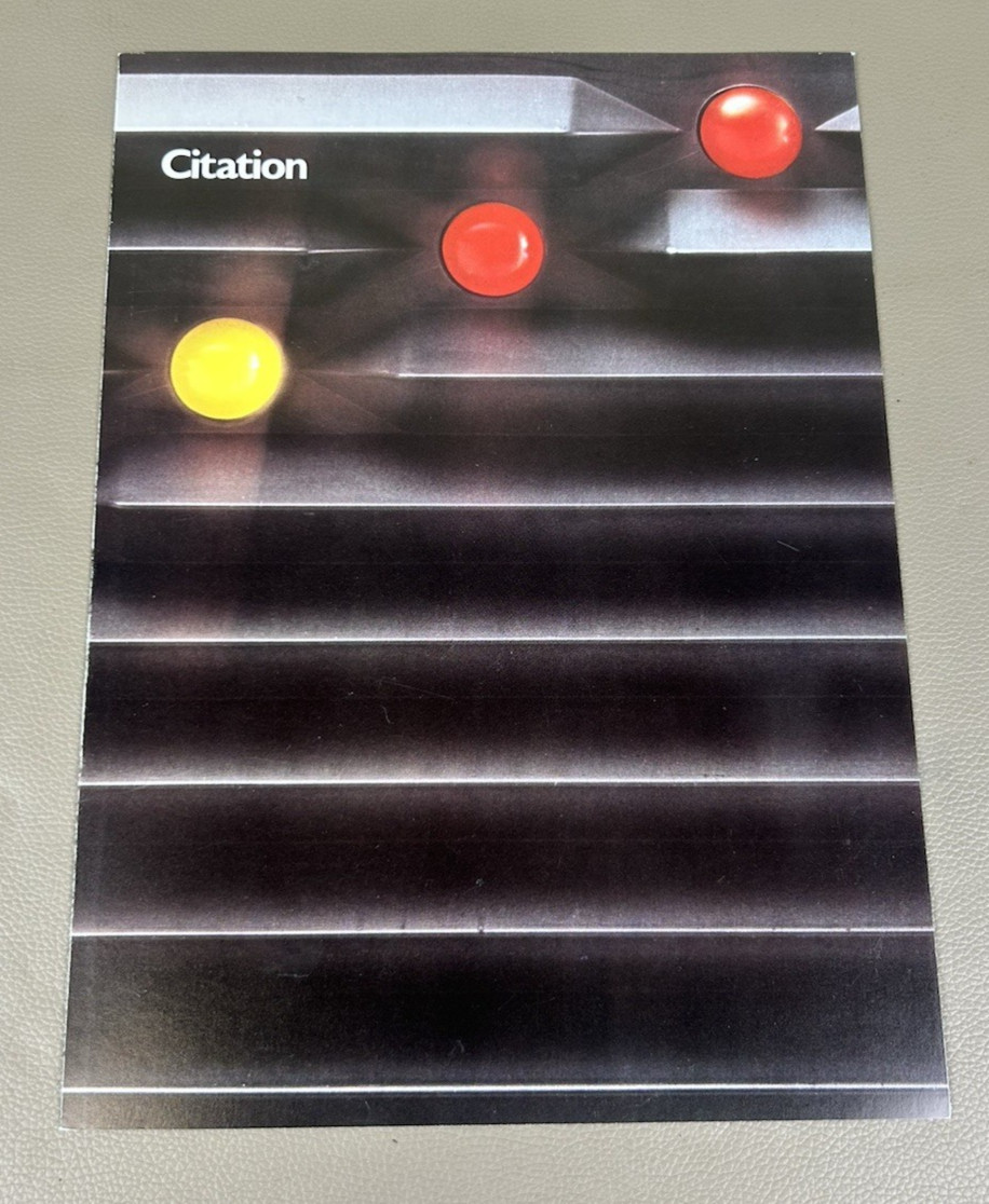 Harman Kardon Citation Component Brochure D-1643