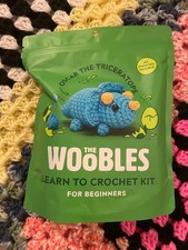 The Woobles- NIB, Oscar the Triceratops, Beginner Crochet Kit