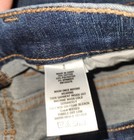 AERO Women's Blue Distressed Jegging Stretch Denim 5-Pocket Button Zip — photo 3