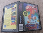 Sonic The Hedgehog 2 Sega Genesis Complete With Manual 1992 Vintage Video Game