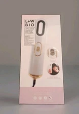 L + W BIO Opulence Lightweight Hair Dryer with 3 Comb Attachments White