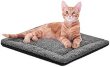 KH Self Warming Cat Bed Pad Small Gray Black