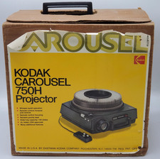 Kodak 750H Carousel Projector Black, Vintage - Sealed Box, Untested