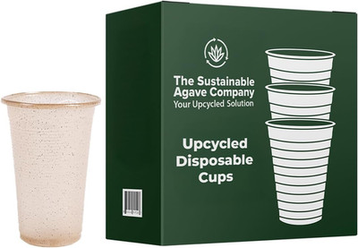Sustainable Agave Co - Sweet Agave Fiber Cups - 12 Ounce - 50 Count Plant-Based,