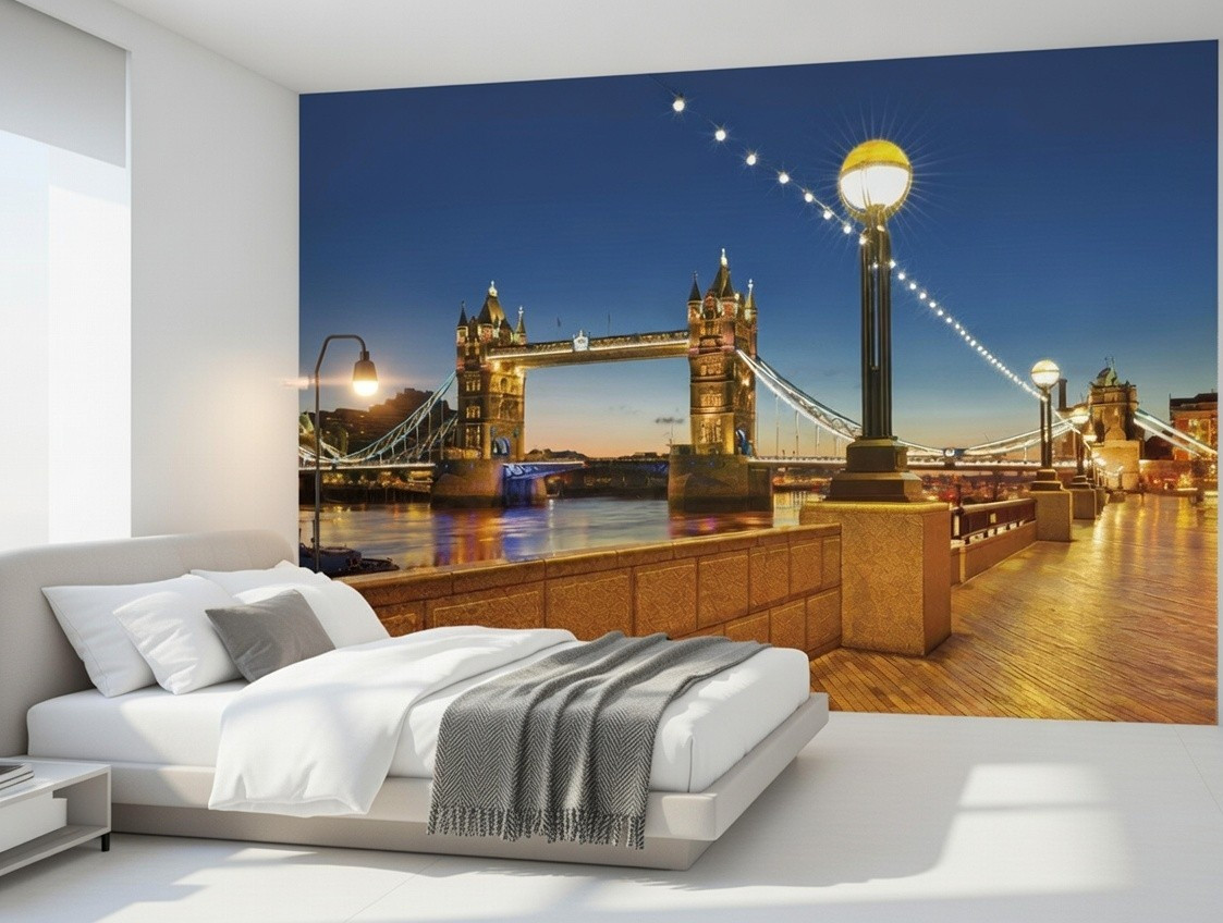 London View decor Wallpaper 368x254cm feature wall mural giant bedroom decor