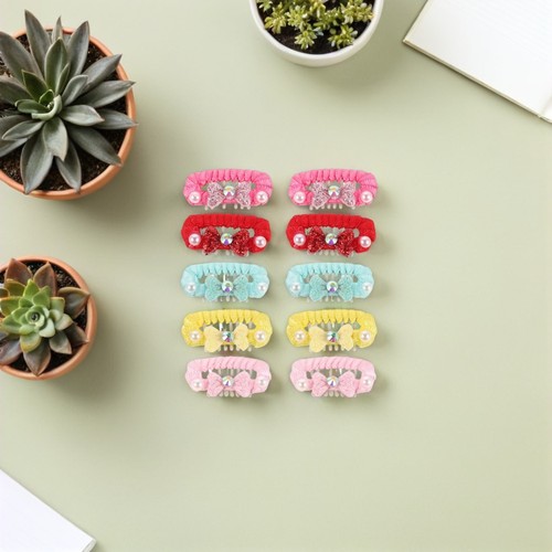 10pcs Cute Puppy Hair Accessories - Pet Decorations With Cute Bows, Small Dog - Picture 3 of 12