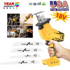 20V Cordless Reciprocating Saw For DeWalt 20 Volt Max Battery With 4 Blades NEW