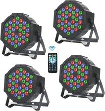 1/2/3/4Stk 36LED Par Strahler RGB Scheinwerfer DMX Bühnenlicht DJ Partylicht Bar