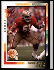 1992 Wild Card #96 Jesse Sapolu