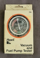 Hawk Vacuum And Fuel Pump Tester 709, NOS, Vintage