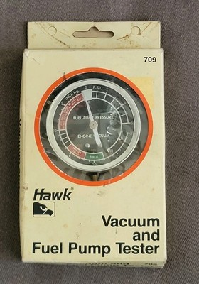 #ad Hawk Vacuum And Fuel Pump Tester 709 NOS Vintage $29.95