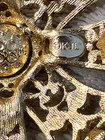 VINTAGE KJL GOLD RHINESTONE MALTESE CROSS PENDANT BROOCH KENNETH JAY LANE SIGNED — photo 3