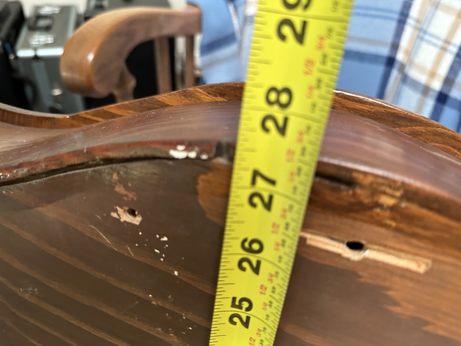 Vintage Wooden Hanging SPICE RACK CABINET Stenciled Mirrored Door 4 Shelves