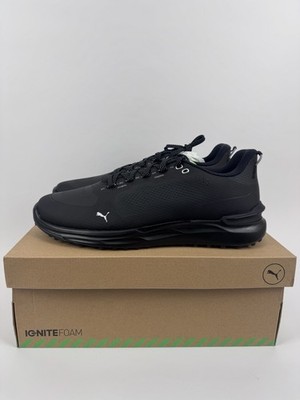 Puma Ignite Elevate X Golfschuhe Herren Gr. UK 10,5 schwarz wasserdicht / 32100