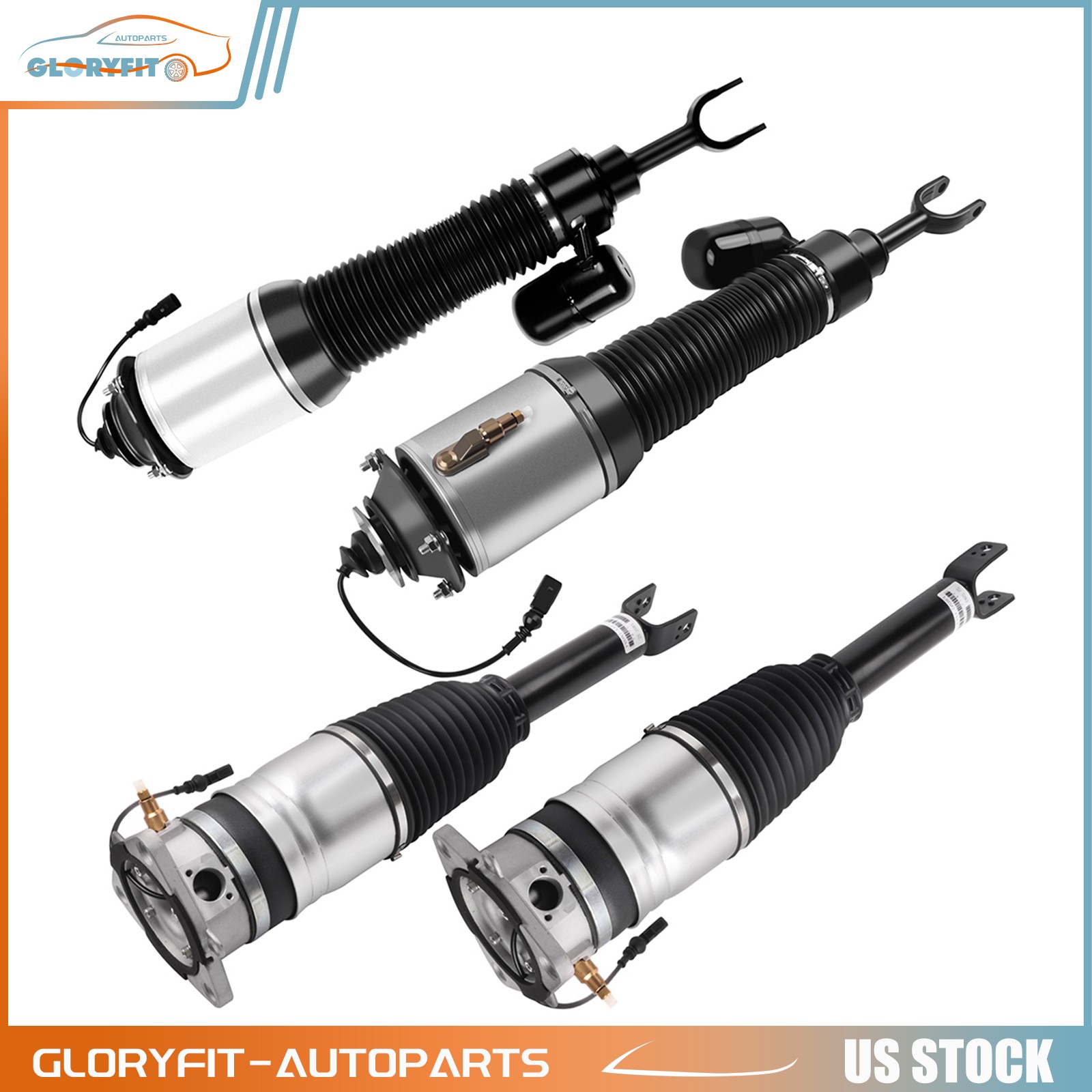 For Bentley Continental GT GTC Flying Spur 4PC Front Rear Suspension Shock Strut