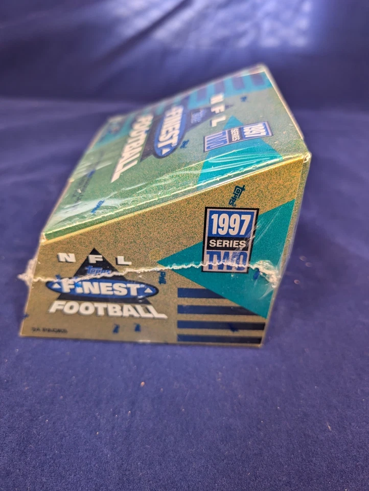 1997 Topps Finest Football Hobby Box Series 2 Factory Sealed - Image 2 of 4