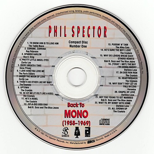 Phil Spector - Back To Mono (1958-1969) - Box + 3xCD, Comp, Mono, RM + CD, Album - Picture 5 of 5