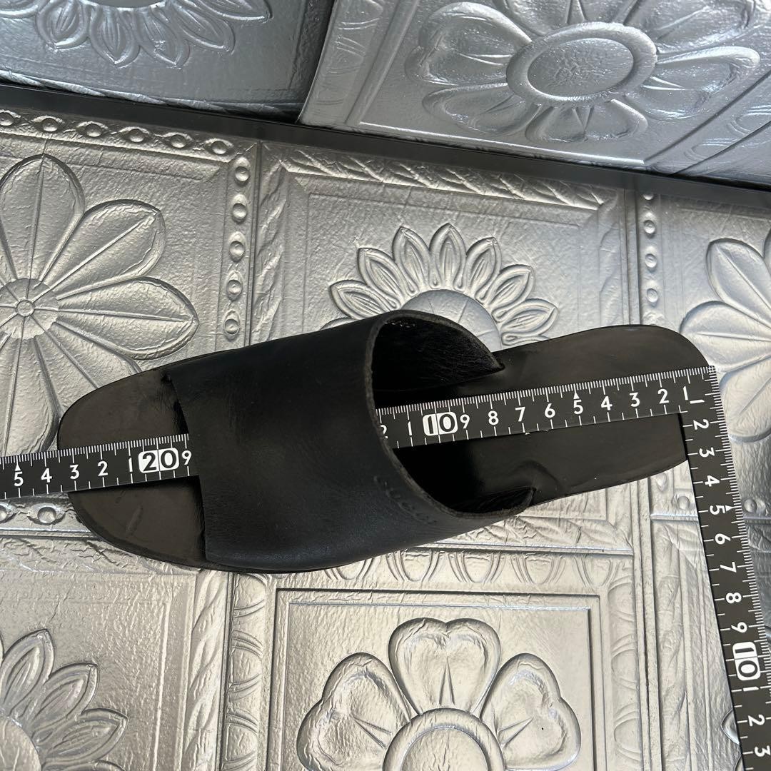 GUCCI Mules Sandals Heel Leather Black EU36.5/US6.5 116125c thumbnail 23