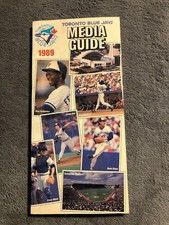 1989 TORONTO BLUE JAYS MLB BASEBALL MEDIA GUIDE, 4 1/4