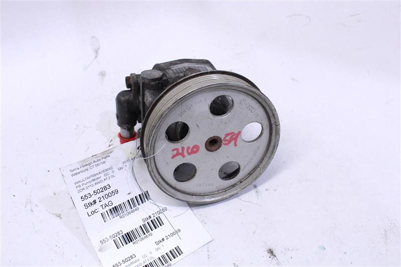 Used Power Steering Pump fits: 2010 Audi A5 2.0 Grade A