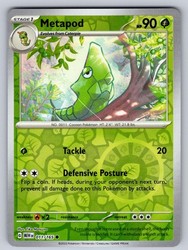 Metapod 011/165 Reverse Holo Scarlet & Violet 151