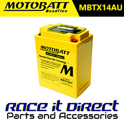 Motobatt Premium Batterie für Kawasaki KVF 360 2X4 2011-2012 MBTX14AU AGM