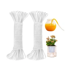 ORIMERC 60 feet 1/6 inch Self Watering Wick Cord for Vacation Self-Watering P...