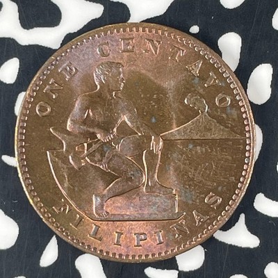 1944-S U.S. Philippines 1 Centavo Lot#F1731 High Grade! Beautiful!